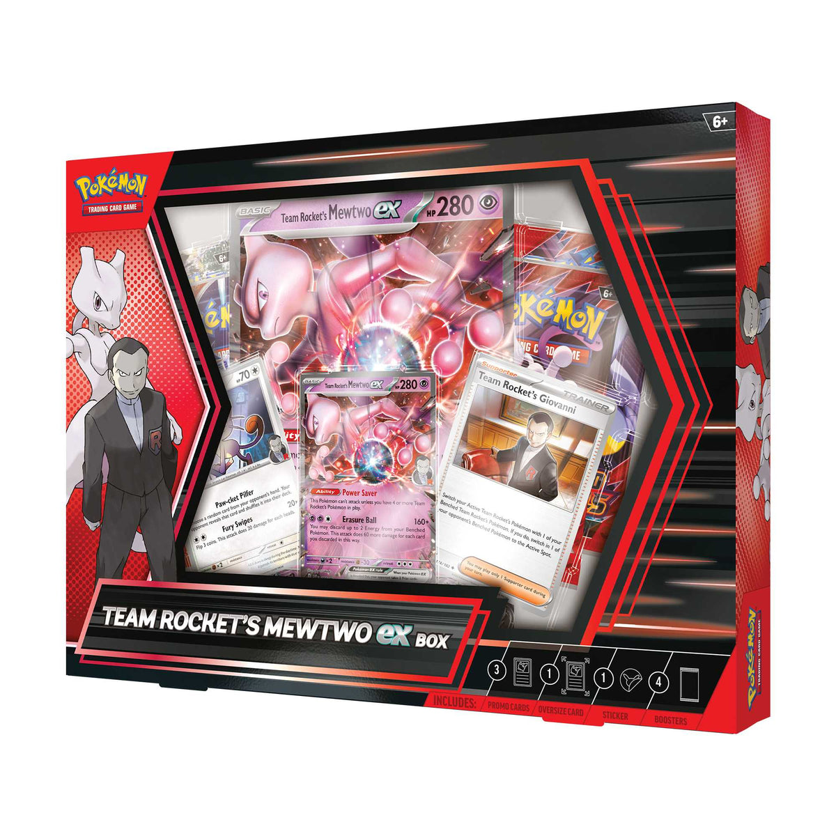 Pokémon TCG: Team Rocket's Mewtwo ex Box