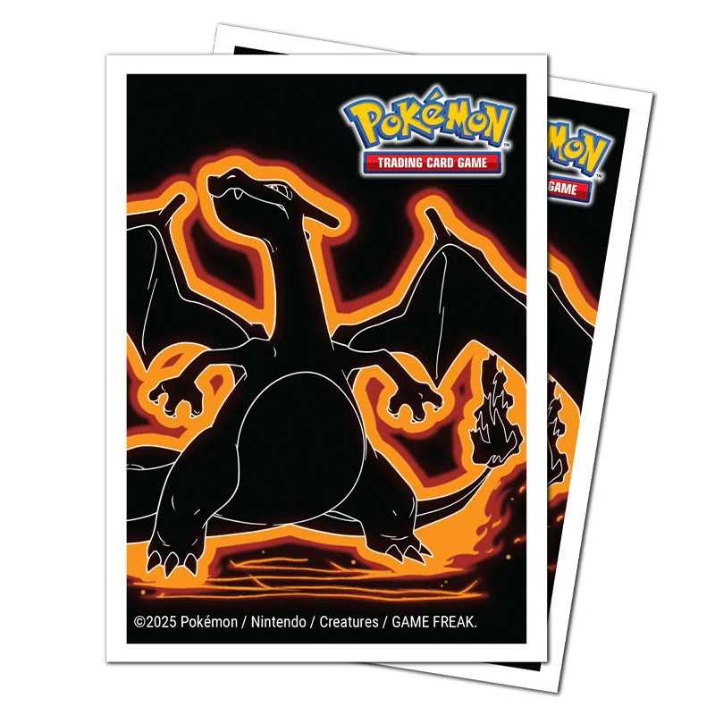 Pokémon Neon Kanto Apex Deck Protector Sleeves - Charizard (105ct)