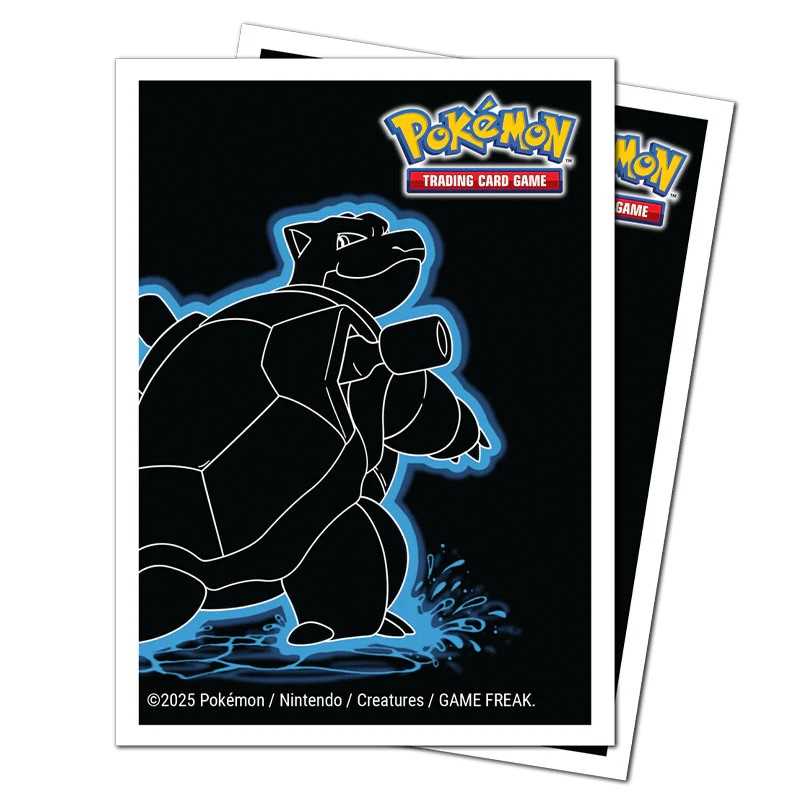 Pokémon Neon Kanto Apex Deck Protector Sleeves - Blastoise (105ct)
